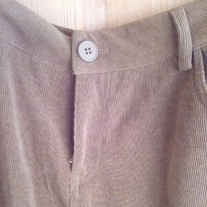 Chic Tan Corduroy Flare Pants
